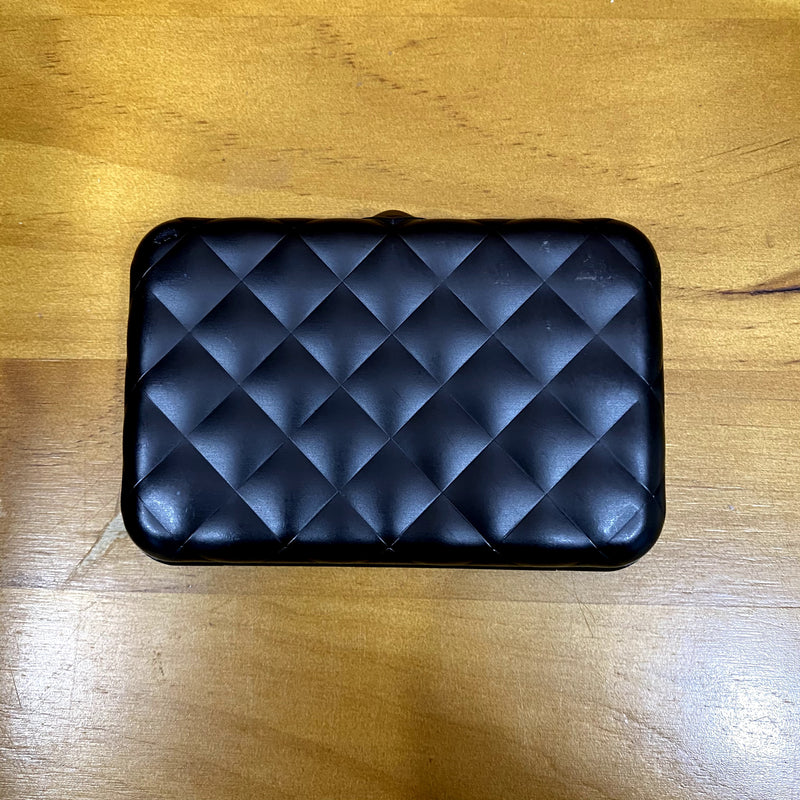 OGON Quited Botton Wallet 菱形壓釦防盜RFID錢包