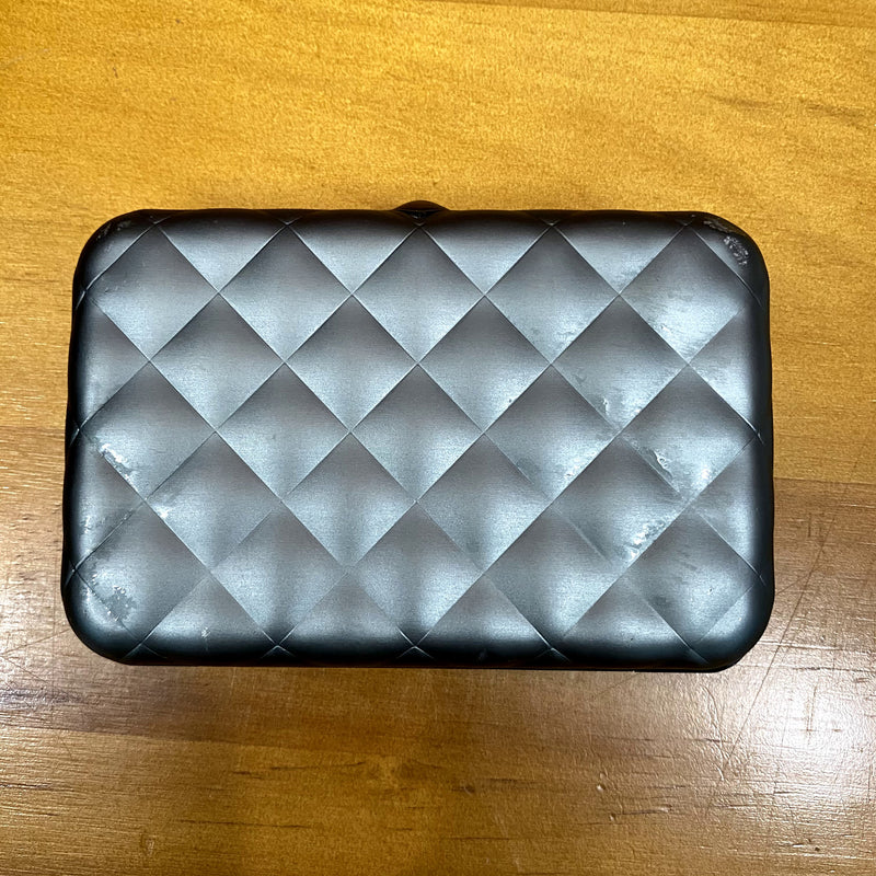 OGON Quited Botton Wallet 菱形壓釦防盜RFID錢包