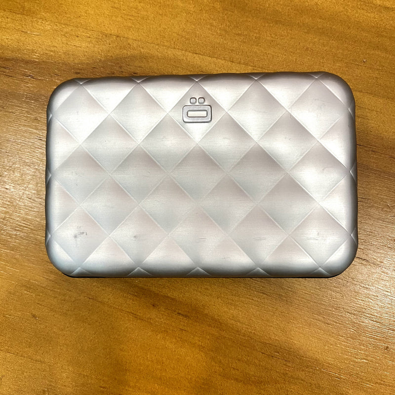 OGON Quited Botton Wallet 菱形壓釦防盜RFID錢包