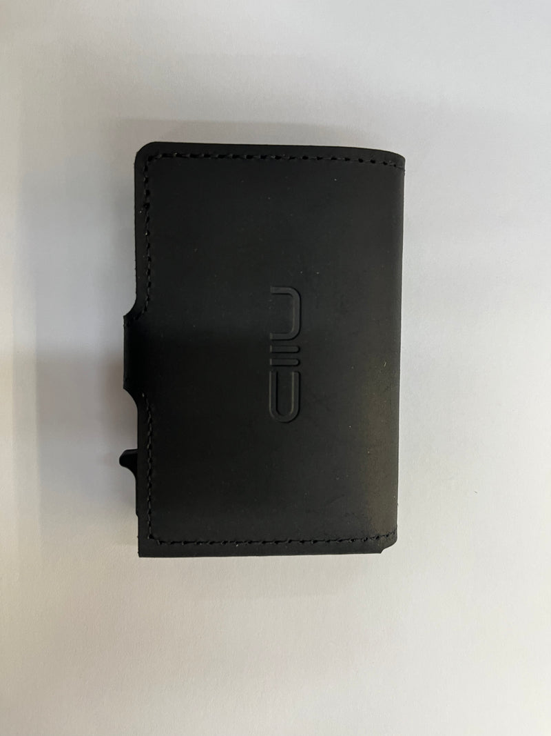 NIID Slide Mini 防盜刷真皮智慧錢包 / Black