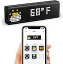 美國 LaMetric Time 智能鬧鐘創意輸入顯示音箱提示板