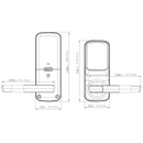 LOCKLY Secure Plus 智能電子門鎖（Latch Edition) PGD628F