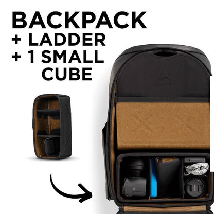 NOMATIC McKinnon Camera Pack 25L 相機背包｜配備可調節梯子系統與可拆式隔板，可靈活調整內部空間