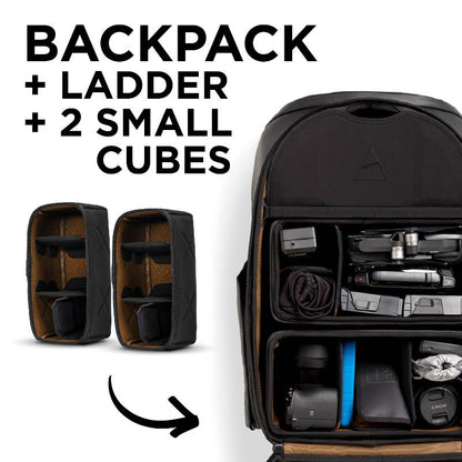 NOMATIC McKinnon Camera Pack 25L 相機背包｜配備可調節梯子系統與可拆式隔板，可靈活調整內部空間