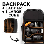 NOMATIC McKinnon Camera Pack 25L 相機背包｜配備可調節梯子系統與可拆式隔板，可靈活調整內部空間
