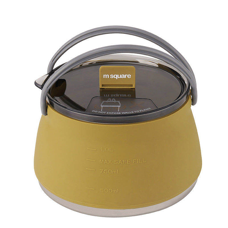M square Silocone Kettle 便攜式折疊戶外水壺
