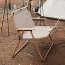 Naturehike Outdoor folding 便攜木紋雙人折疊椅 NH20JJ002