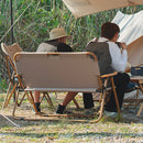 Naturehike Outdoor folding 便攜木紋雙人折疊椅 NH20JJ002