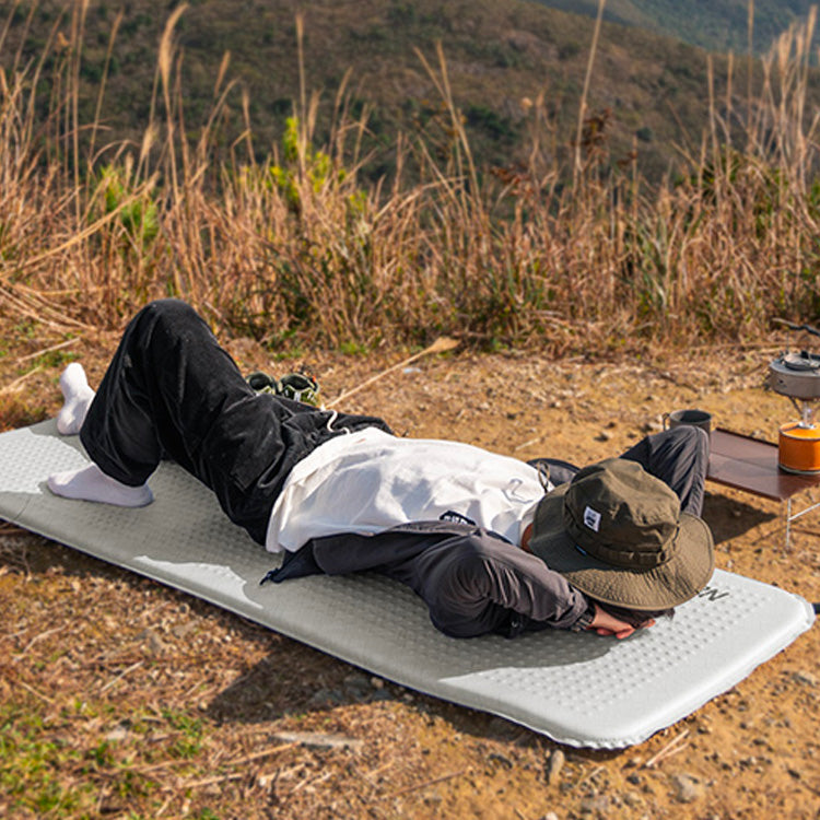 NatureHike 海綿自動露營單人防潮充氣墊 NH21FCD10