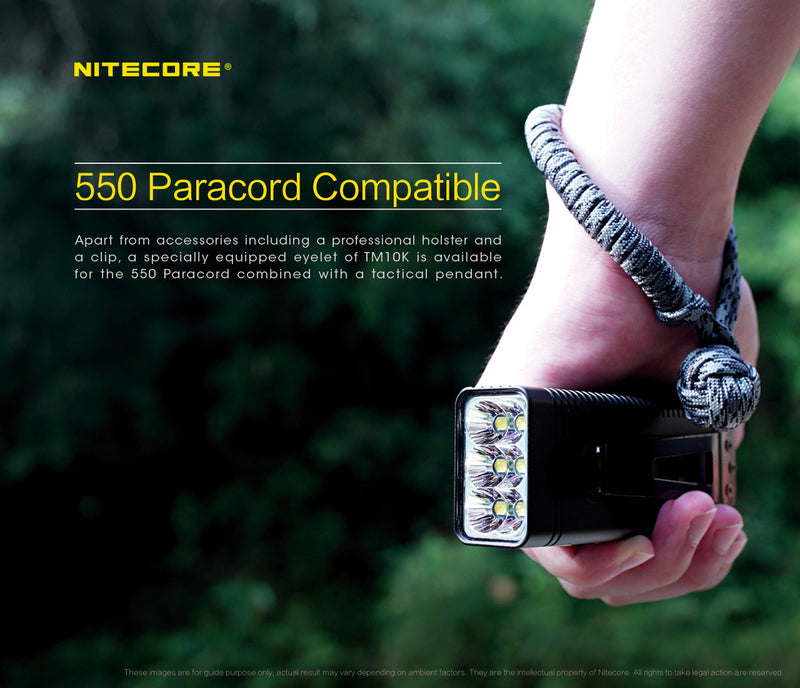 NITECORE TM10K 10000 流明 USB-C 充電手電筒