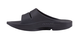 美國 OOFOS OOahh Sport Matte Black 肌力恢復紓壓運動拖鞋