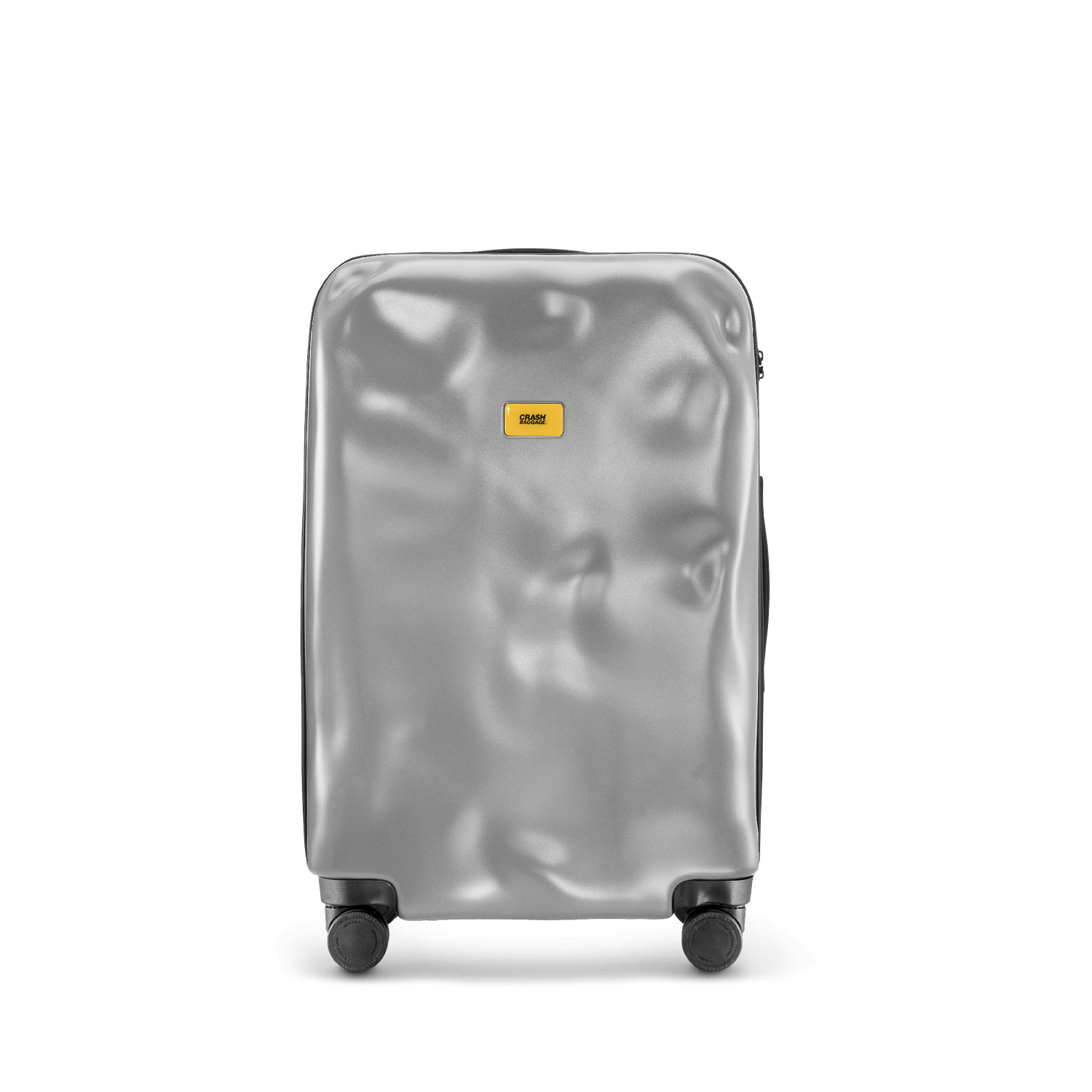 CRASH BAGGAGE Icon 行李箱｜四組雙排 360° 靈活滑輪，平穩流暢的移動體驗