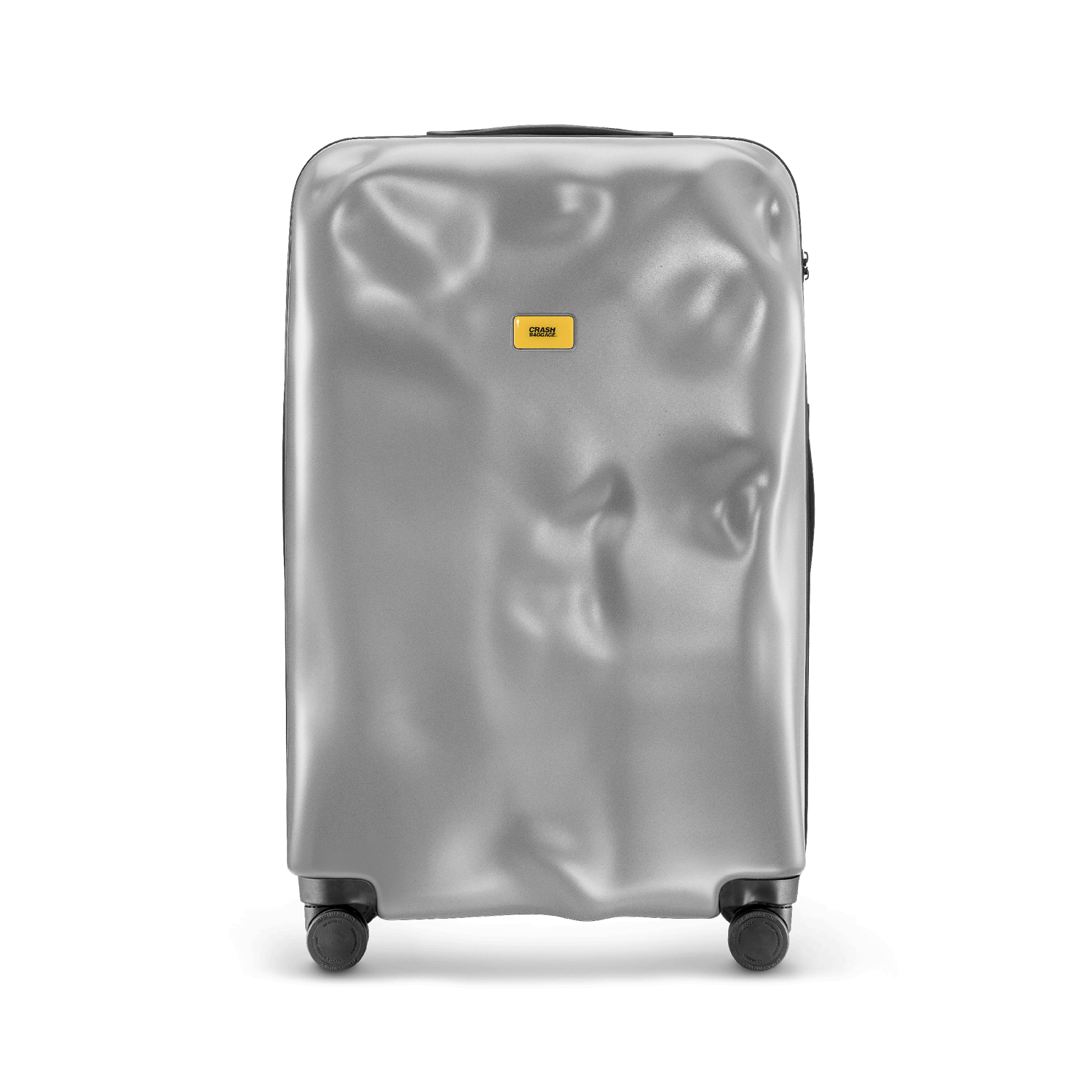 CRASH BAGGAGE Icon 行李箱｜四組雙排 360° 靈活滑輪，平穩流暢的移動體驗