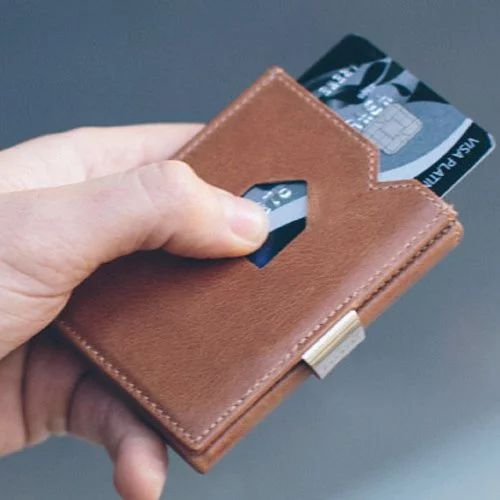 挪威 Exentri Wallet 卡夾真皮防盜錢包