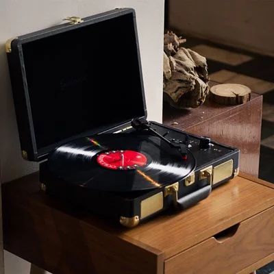 英國 Goodmans Ealing Turntable 手提箱黑膠唱片機
