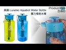 美國 Lunatec Aquabot Water Bottle 壓力噴射水樽