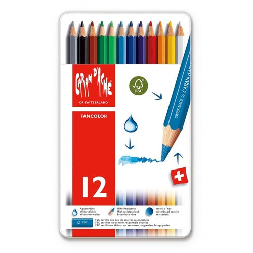 瑞士 Caran d'Ache Fancolor 水溶性木顏色