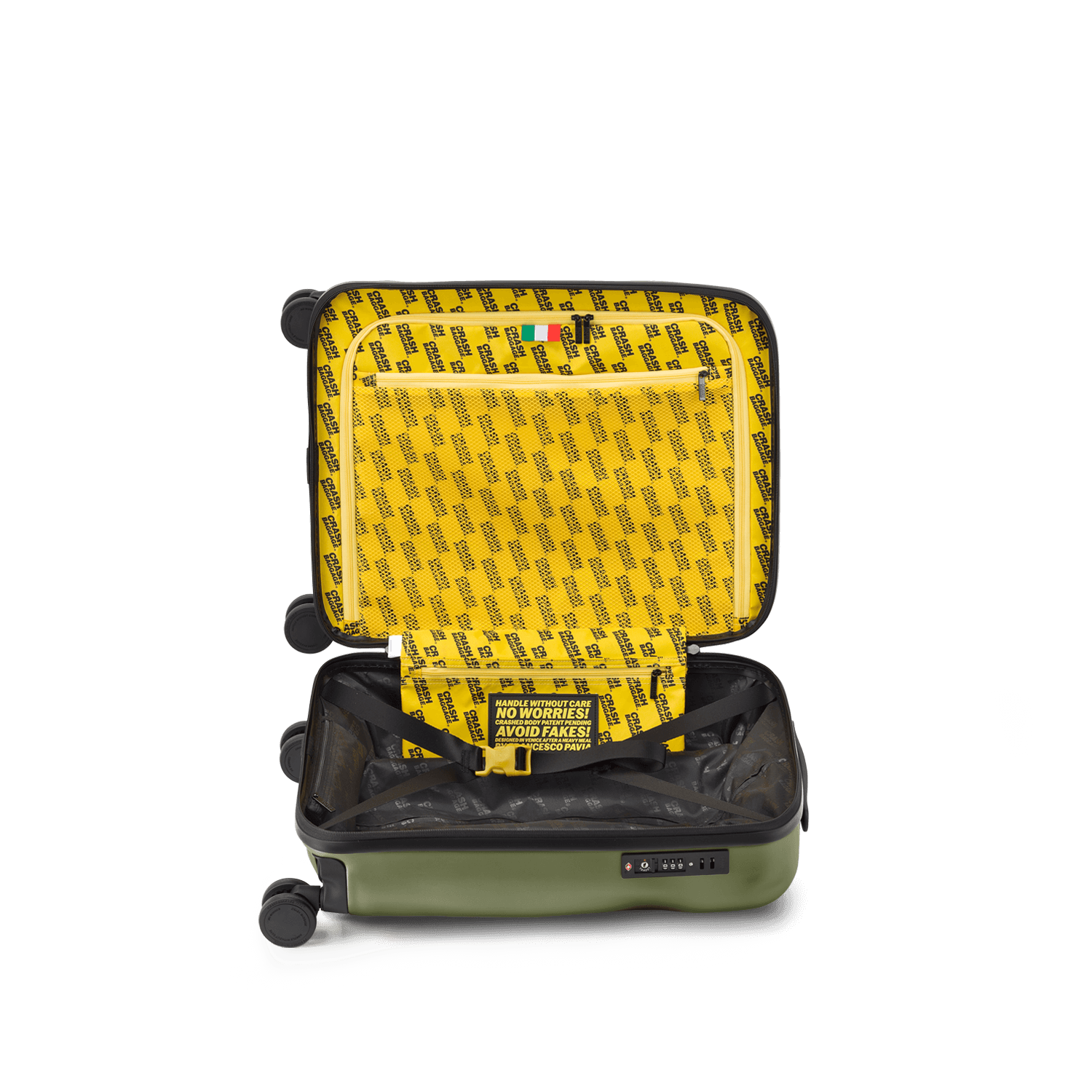 CRASH BAGGAGE Icon 行李箱｜四組雙排 360° 靈活滑輪，平穩流暢的移動體驗